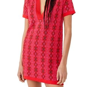 NWT Free People Kitt Mini Sweater Dress